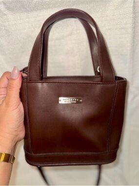 Rosetti Dark Brown Mini Tote with Top Handles